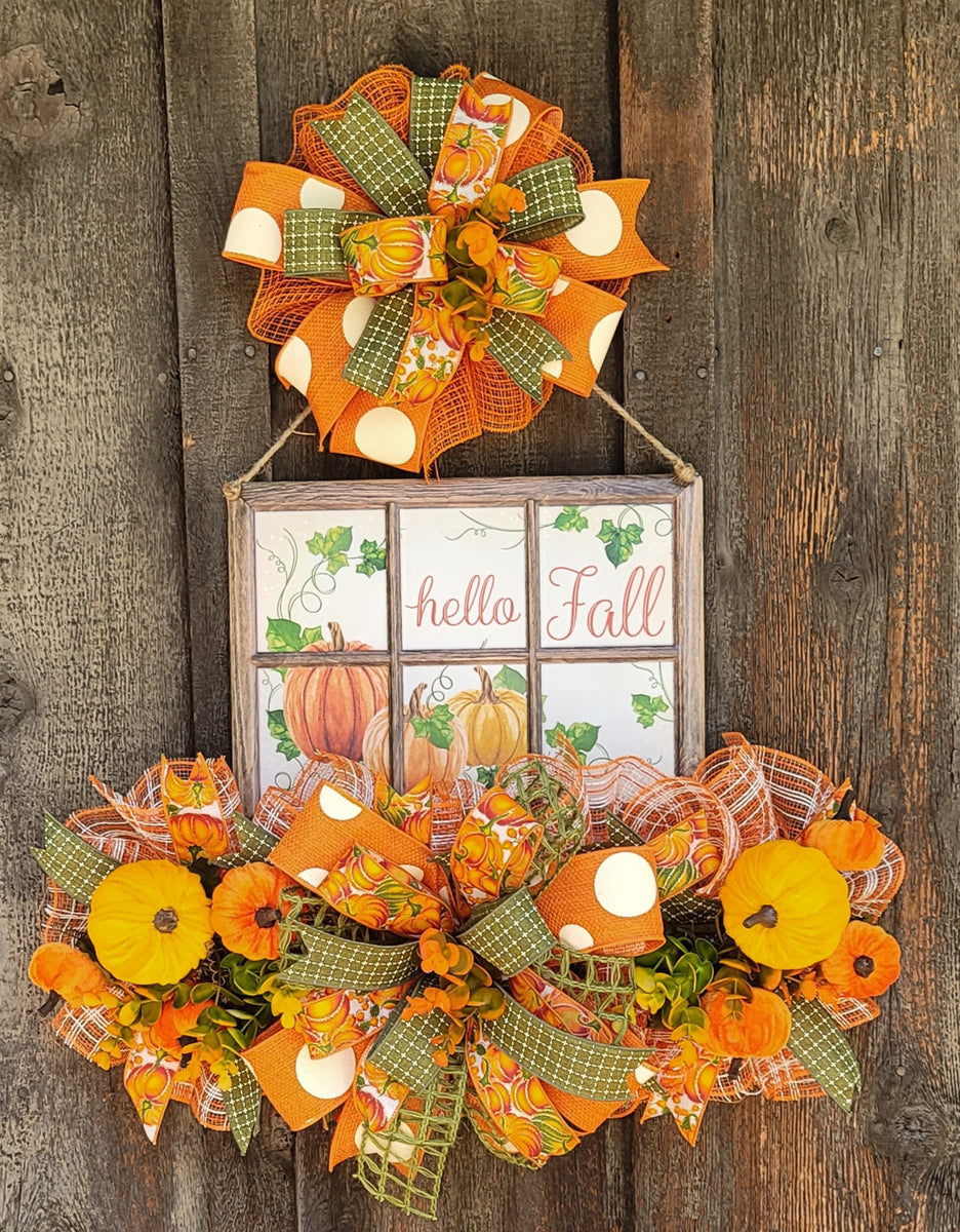 Fall Door Hanger Jackie's Wreaths & Things