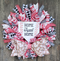 Baseball Wreath