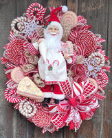 Santa Baking Wreath