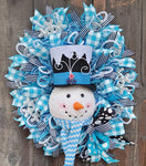 Snowman Wreath