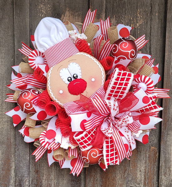 Cute Gingerbread Wreath