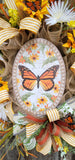Butterfly Oval Wreath