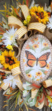 Butterfly Oval Wreath